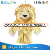 terrycloth animal hooded bathrobe, baby bath robe