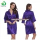 Women Wedding Bridal Satin Rhinestone Kimono Robe