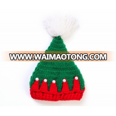 Baby wool cap / Hook Christmas hat