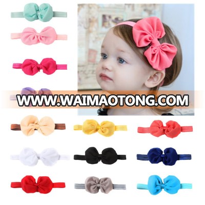 Bow baby Chiffon hair band / fashion children hair accessories / children headdress hair accessories