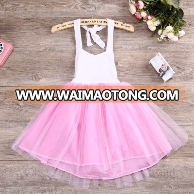 New Autumn Skirt Girls Costume Child Children Dress Wedding Dress Children Sling Skirt