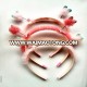 Popular and creative plastic headband with ear and lace can be shaking for girls