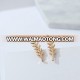 Wholesale Tiny Leaf Delicate Crawler Cuff Stud Jacket Earrings